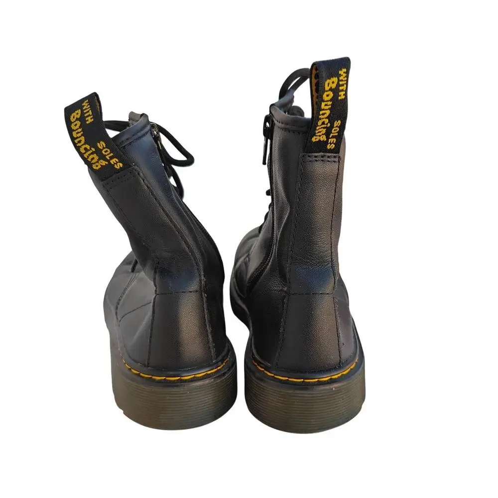 Dr. Martens 1460 Y Black Leather 8 Eye Boots US 6 EU 37
